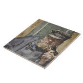 ザオールドシードッグ(by Henry Scott Tuke) タイル (側面)