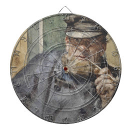 ザオールドシードッグ(by Henry Scott Tuke) ダーツボード