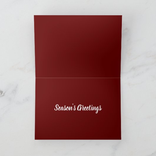 ザオールドバーンクリスマス シーズンカード (内部)