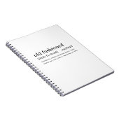 ザオールドファッションド – ザクラシックバーボンカクテル ノートブック (右側)