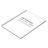 ザオールドファッションド – ザクラシックバーボンカクテル ノートブック (左側)