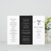 ザオールドマネーラグジュアリートリフォールド結婚式 プログラム (スタンド正面)