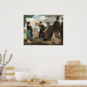 ザオールドミュージシャンエドワードマネファインアート ポスター (キッチン)