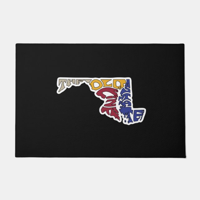 ザオールドライン州 – メリーランド ドアマット (正面)