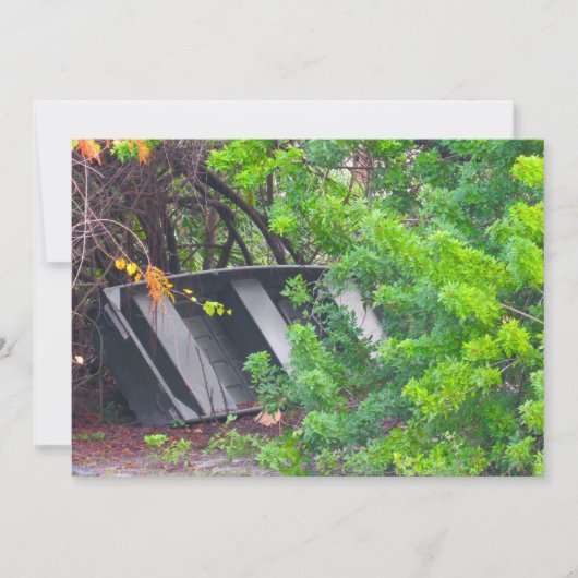 ザオールドローボートフラットグリーティングカード カード (正面)