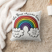ザオ最高のーンティエレインボーカラフル クッション (ブランケット)