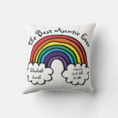 ザオ最高のーンティエレインボーカラフル クッション (裏面)