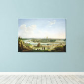 ザカイロットヒルからのパリの一般的な眺め キャンバスプリント (インサイチュ (ウッドフロア))