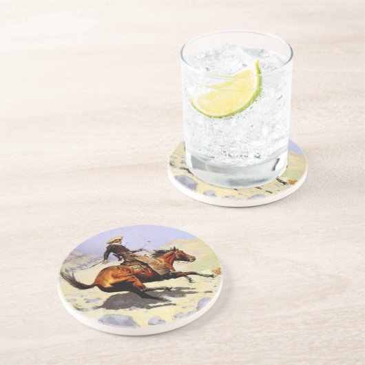 ザカウボーイバイレミントン、ヴィンテージ騎兵軍隊 コースター (側面)