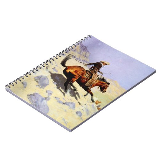 ザカウボーイバイレミントン、ヴィンテージ騎兵軍隊 ノートブック (左側)