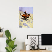 ザカウボーイバイレミントン、ヴィンテージ騎兵軍隊 ポスター (ホームオフィス)