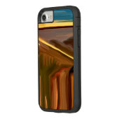 ザカクティサウスウエスタン抽象芸術アート Case-Mate iPhoneケース (裏面/左)