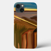 ザカクティサウスウエスタン抽象芸術アート Case-Mate iPhoneケース (裏面)