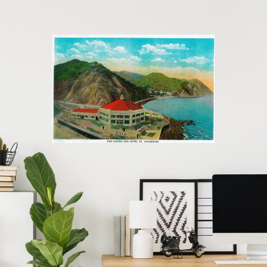 ザカジノアンドホテルセントキャサリン ポスター (ホームオフィス)