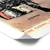 ザカジノボードウォーク、アスベリーパーク、NJヴィンテージ ポスター (角)