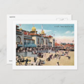 ザカジノ、サンタクルーズ、カリフォルニアヴィンテージ ポストカード (正面/裏面)