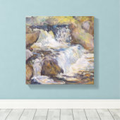 ザカスケード キャンバスプリント (インサイチュ (ウッドフロア))