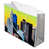 ザカスタムハウスボストンUSAポスターカードマグネット ラージペーパーバッグ (裏面アングル)