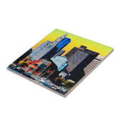 ザカスタムハウスボストンUSAポスターカード タイル (側面)