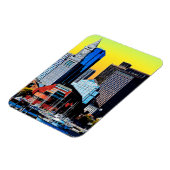 ザカスタムハウスボストンUSAポスターカード マグネット (左側)