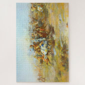 ザカスター戦チャールズ・マリオン・ラッセル1903 ジグソーパズル (縦)