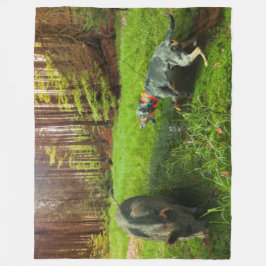 ザカタウラとワイルドホッグフリースブランケット フリースブランケット