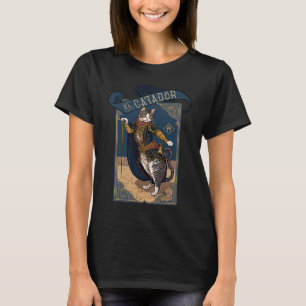 ザカタドールタロットカスペインのードキャットマタドール子猫B Tシャツ