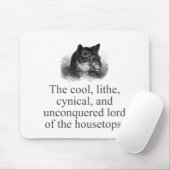 ザカッコいいリザ・シニカル マウスパッド (マウス)