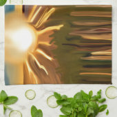 ザカッティ抽象芸術アートのダンス キッチンタオル (折り畳み)