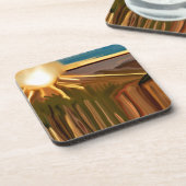 ザカッティ抽象芸術アートのダンス コースター (左側)