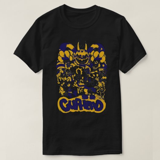 ザカップヘッドヴィンテージクラシックポスター Tシャツ (デザイン正面)
