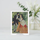 ザカップルシズリーバイピエールオーギュストルノアール ポストカード (スタンド正面)