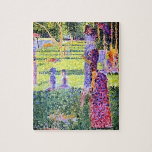 ザカップルバイジョルジュスユラトヴィンテージPointillism ジグソーパズル (縦)