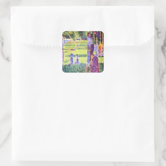 ザカップルバイジョルジュスユラトヴィンテージPointillism スクエアシール (バッグ)