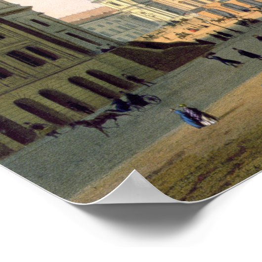 ザカトリック教会とミハイロフスカヤ通り ポスター (角)