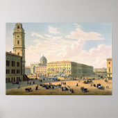 ザカトリック教会とミハイロフスカヤ通り ポスター (正面)