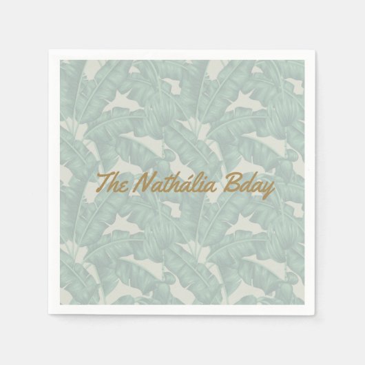 ザカバナ スタンダードカクテルナプキン (正面)