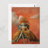 ザカボチャの女王 | 超現実的なアートポストカード ポストカード (正面/裏面)