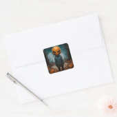 ザカボチャの男 スクエアシール (封筒)