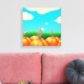 ザカボチャ畑 キャンバスプリント (インサイチュ (リビング))