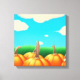 ザカボチャ畑 キャンバスプリント