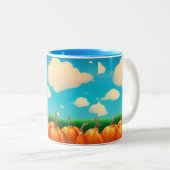 ザカボチャ畑 ツートーンマグカップ (正面右)