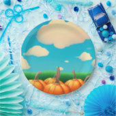 ザカボチャ畑 ペーパープレート (パーティー)