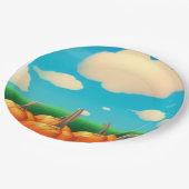 ザカボチャ畑 ペーパープレート (アングル)