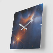 ザカメレオンI暗分子クラウド スクエア壁時計 (傾斜)