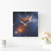 ザカメレオンI暗分子クラウド スクエア壁時計 (ホーム)