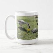 ザカメ&ザガチョウ(文字付) コーヒーマグカップ (左)