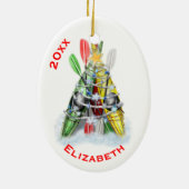 ザカヤッククリスマスツリー セラミックオーナメント (裏面)