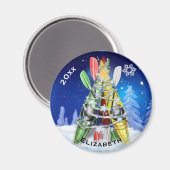 ザカヤッククリスマスツリー マグネット (正面/裏面)