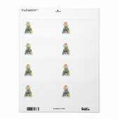 ザカヤッククリスマスツリー ラベル (フルシート)